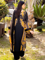 Charizma Combination Embroidered Lawn Unstitched 3 Piece Suit CC-02