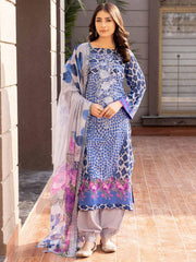 Charizma Combination Embroidered Lawn Unstitched 3 Piece Suit CC-03