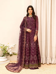 IZNIK Chinon Unstitched Embroidered Chiffon 3Pc Suit CC-04 Anais