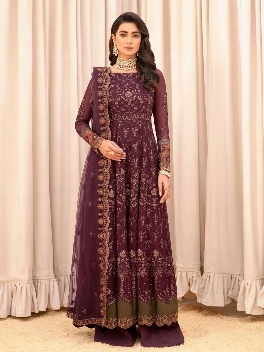 IZNIK Chinon Unstitched Embroidered Chiffon 3Pc Suit CC-04 Anais