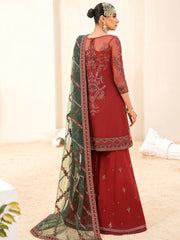 IZNIK Chinon Unstitched Embroidered Net 3Pc Suit CC-06 Saisa