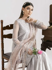 IZNIK Chinon Vol-02 Embroidered Net Unstitched 3Pc Suit CC-13 Marnie