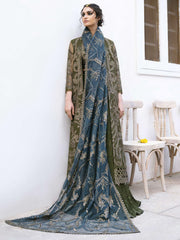 IZNIK Chinon Vol-02 Embroidered Net Unstitched 3Pc Suit CC-16 Kamila