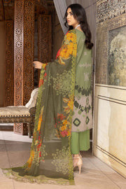Charizma Combinations Embroidered Lawn Unstitched 3 Piece Suit CC23-13