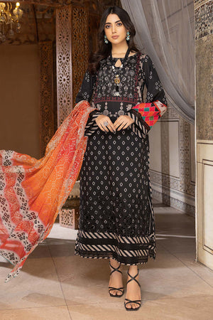 Charizma Combinations Embroidered Lawn Unstitched 3 Piece Suit CC23-14