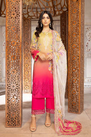 Charizma Combinations Embroidered Lawn Unstitched 3 Piece Suit CC23-17
