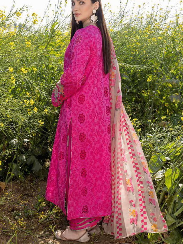 Charizma Zard Chikankari Lawn Unstitched 3 Piece Suit CCK-02