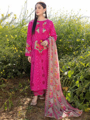 Charizma Zard Chikankari Lawn Unstitched 3 Piece Suit CCK-02