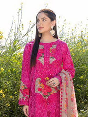 Charizma Zard Chikankari Lawn Unstitched 3 Piece Suit CCK-02