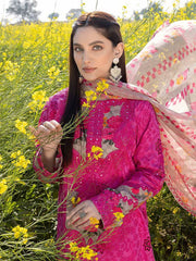 Charizma Zard Chikankari Lawn Unstitched 3 Piece Suit CCK-02