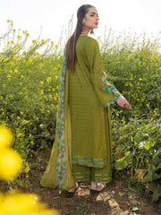 Charizma Zard Chikankari Lawn Unstitched 3 Piece Suit CCK-04