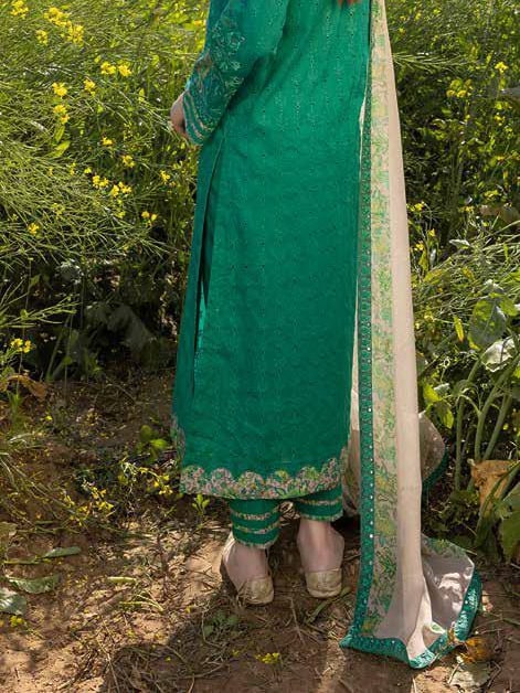 Charizma Zard Chikankari Lawn Unstitched 3 Piece Suit CCK-06