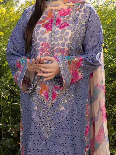Charizma Zard Chikankari Lawn Unstitched 3 Piece Suit CCK-07