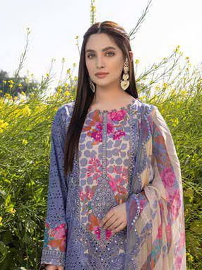 Charizma Zard Chikankari Lawn Unstitched 3 Piece Suit CCK-07