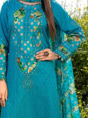 Charizma Zard Chikankari Lawn Unstitched 3 Piece Suit CCK-09