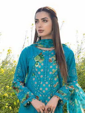 Charizma Zard Chikankari Lawn Unstitched 3 Piece Suit CCK-09