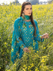 Charizma Zard Chikankari Lawn Unstitched 3 Piece Suit CCK-09