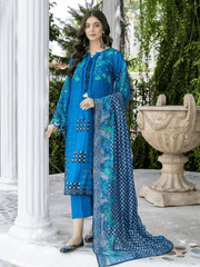 Charizma Combinations Embroidered Unstitched Linen 3Pc Suit CCW-02
