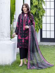 Charizma Combinations Embroidered Unstitched Linen 3Pc Suit CCW-03