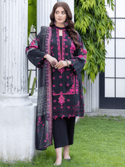 Charizma Combinations Embroidered Unstitched Linen 3Pc Suit CCW-03