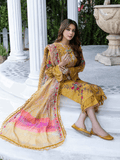 Charizma Combinations Embroidered Unstitched Linen 3Pc Suit CCW-04