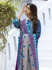 Charizma Combinations Embroidered Unstitched Linen 3Pc Suit CCW-08