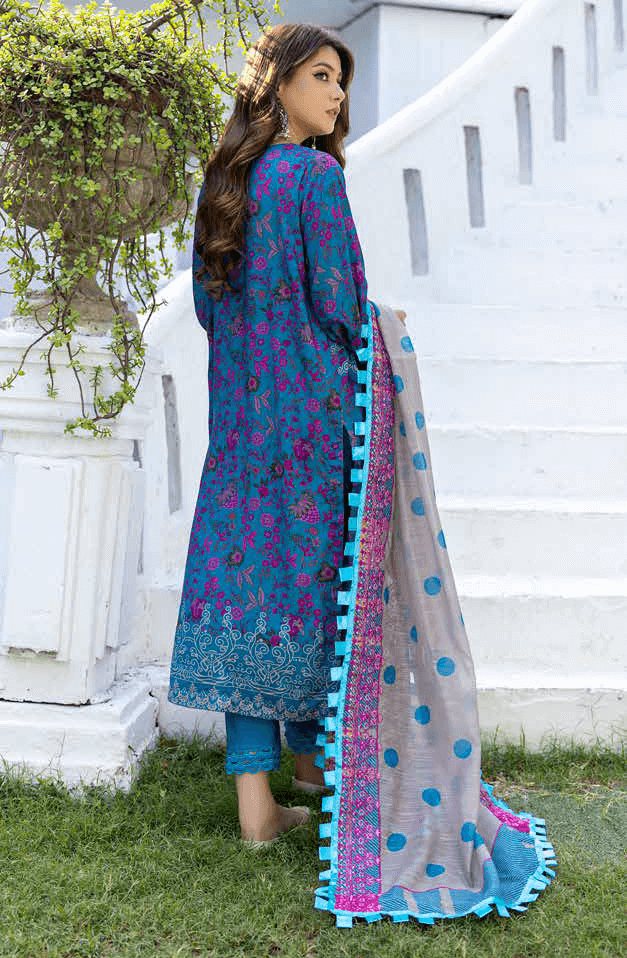 Charizma Combinations Embroidered Unstitched Linen 3Pc Suit CCW-08