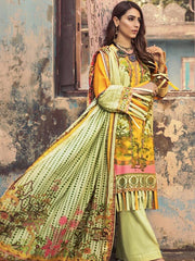 GulAhmed 3Pc Unstitched Corduroy Suit With Cotton Net Dupatta CD-39 - FaisalFabrics.pk