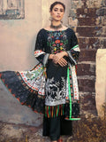 GulAhmed 3Pc Unstitched Embroidered Suit with Cotton Net Dupatta CD-40 - FaisalFabrics.pk