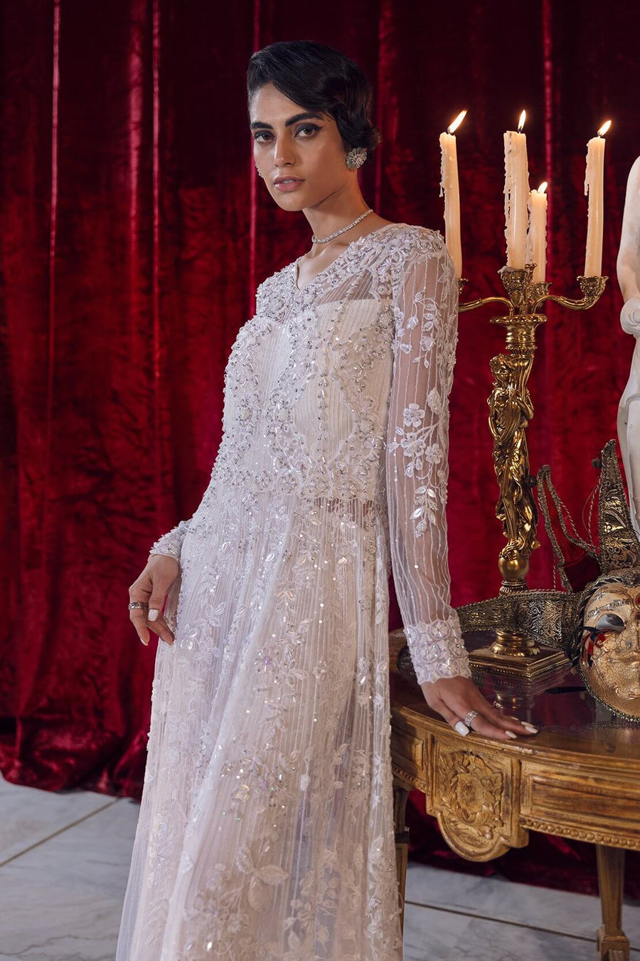 Reign Reignaissance Luxury Wedding Unstitched 3Pc Suit - CELENA - FaisalFabrics.pk