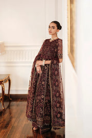 FARASHA Lueur Unstitched Embroidered Luxury Net Suit 01-CELINE