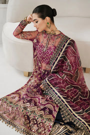 BAROQUE Chantelle Unstitched Embroidered Net 3Pc Suit CH10-D03