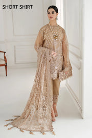 BAROQUE Chantelle Unstitched Embroidered Chiffon 3Pc Suit CH10-D04