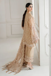 BAROQUE Chantelle Unstitched Embroidered Chiffon 3Pc Suit CH10-D04