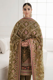 BAROQUE Chantelle Unstitched Embroidered Chiffon 3Pc Suit CH10-D06