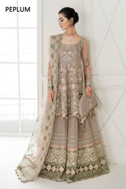 BAROQUE Chantelle Unstitched Embroidered Net 3Pc Suit CH10-D08