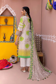 Charizma Chunri Unstitched Embroidered Lawn 3Pc Suit CHN22-10