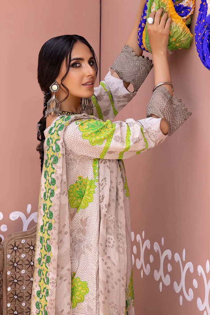 Charizma Chunri Unstitched Embroidered Lawn 3Pc Suit CHN22-10