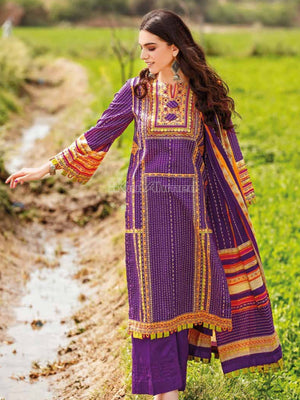 Gul Ahmed Essential Printed Lawn 3Pc Suit CL-12009A - FaisalFabrics.pk