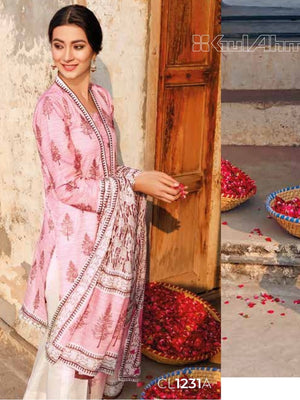 Gul Ahmed Essential Printed Lawn 3Pc Suit CL-1231A - FaisalFabrics.pk