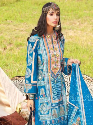 Gul Ahmed Essential Embroidered Lawn 3Pc Suit CL-1248 - FaisalFabrics.pk