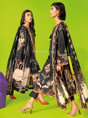 Gul Ahmed Essential Printed Lawn 3Pc Suit CL-12503B - FaisalFabrics.pk
