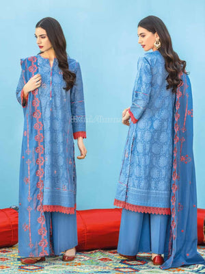 Gul Ahmed Essential Embroidered Lawn 3Pc Suit CL-1285 - FaisalFabrics.pk