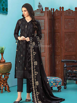 Gul Ahmed Essential Embroidered Lawn 3Pc Suit CL-1289 - FaisalFabrics.pk