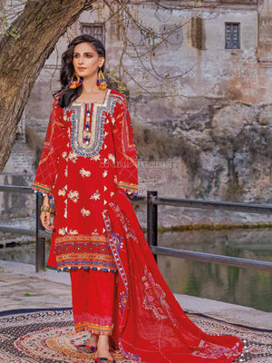 Gul Ahmed Essential Embroidered Lawn 3Pc Suit CL-1308 - FaisalFabrics.pk