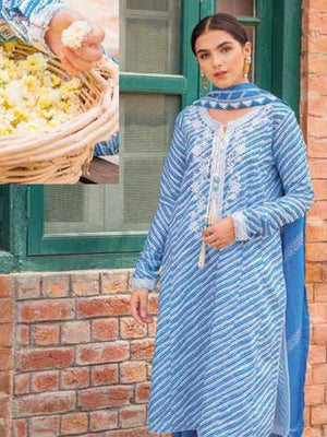 Gul Ahmed Essential Embroidered Lawn 3Pc Suit CL-1334 - FaisalFabrics.pk