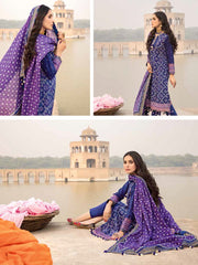 GulAhmed Chunri Printed Lawn Unstitched 3Pc Suit CL-22044 A