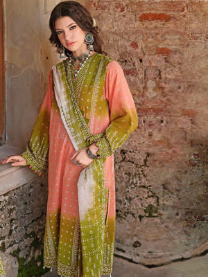 GulAhmed Chunri Printed Lawn Unstitched 3Pc Suit CL-22068 B