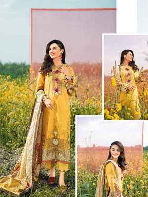 Gul Ahmed Essential Printed Lawn 3Pc Suit CL-22075A - FaisalFabrics.pk