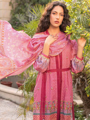 Gul Ahmed Essential Printed Lawn 3Pc Suit CL-22082A - FaisalFabrics.pk